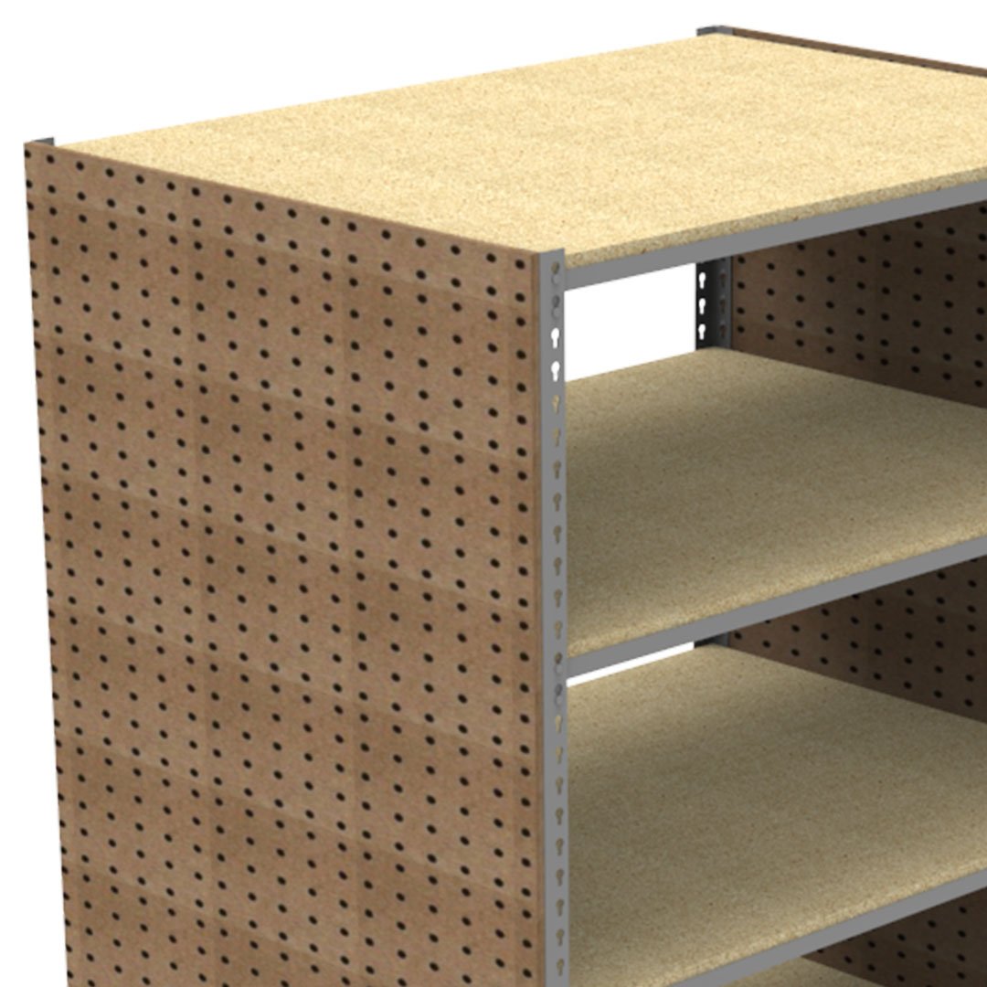 Peg Board End Panel Peg Board End Panel